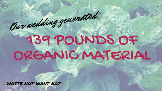 139 pounds of organic material